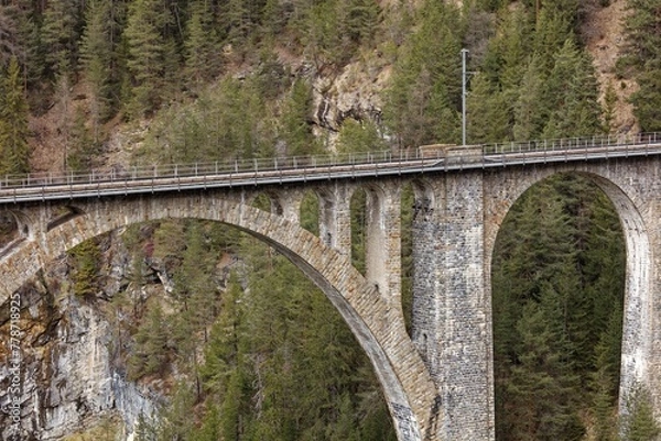 Fototapeta Views of Wiesen Viaduct