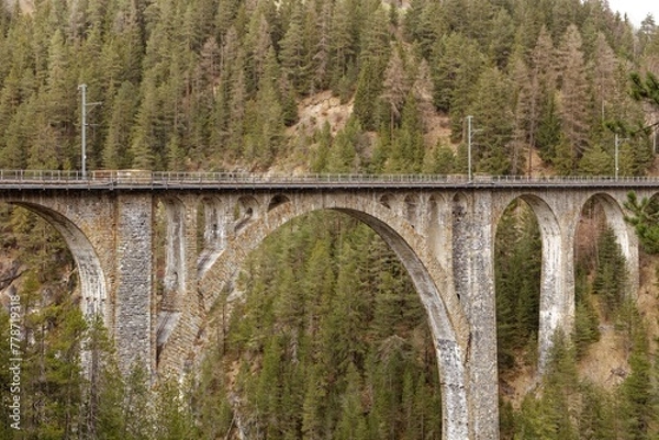 Fototapeta Views of Wiesen Viaduct