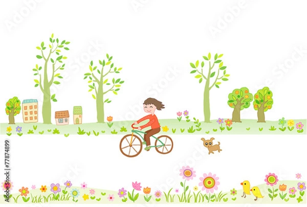 Obraz 자전거 타기