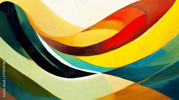 Obraz Layered Paper - Colorful