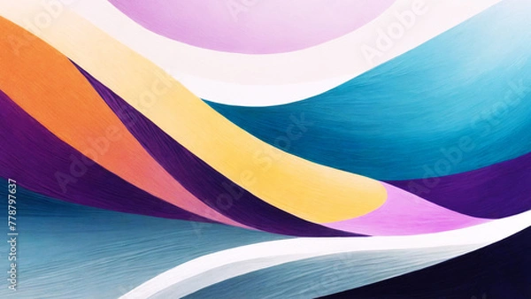 Obraz Layered Paper - Colorful