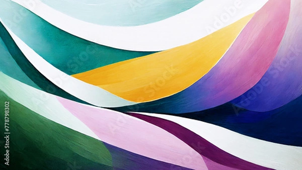 Obraz Layered Paper - Colorful