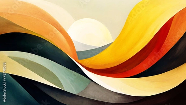 Obraz Layered Paper - Colorful