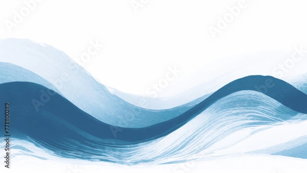 Fototapeta wavy lines that flows smoothly like smoke