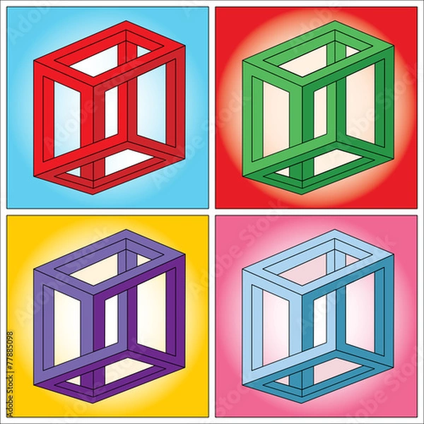 Obraz WEB ART DESIGN Illusion paradoxe impossible bizarre 010