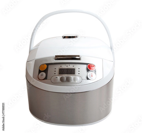 Fototapeta Multi Cooker isolated on white background