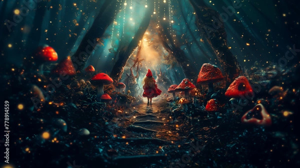 Obraz Fantasy, Creatures, Trolls, Mushrooms, 