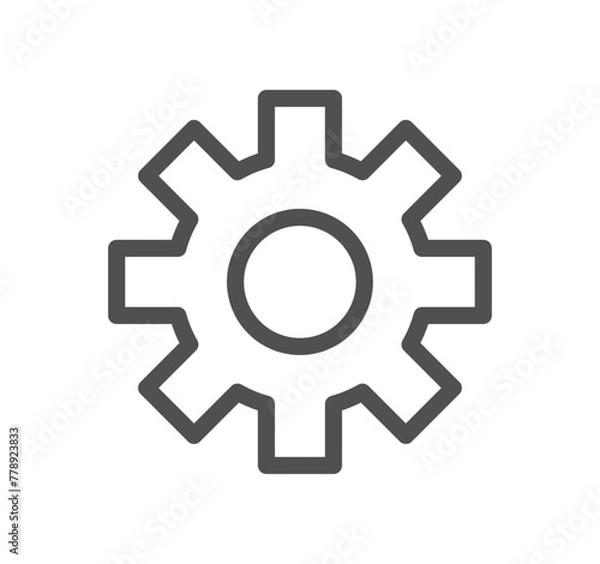 Obraz Creativity related icon outline and linear vector.