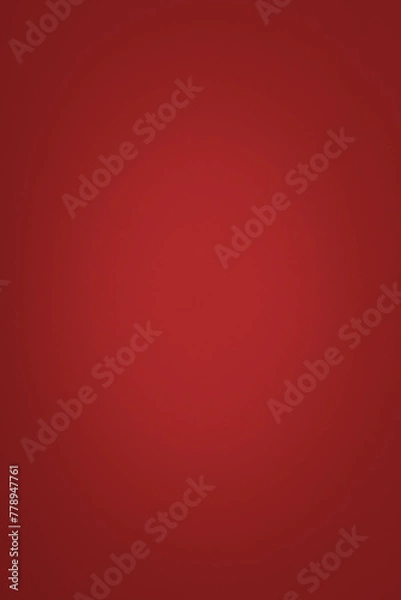 Obraz abstract luxury gradient red background. smooth dark red with black vignette studio banner.