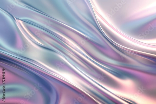 Fototapeta Abstract pearlescent waves