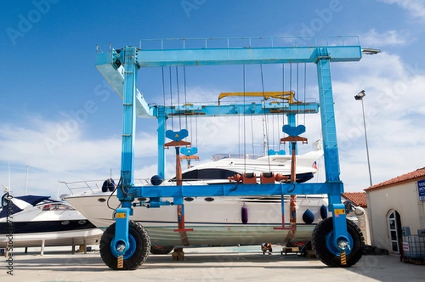 Obraz Crane in Marina