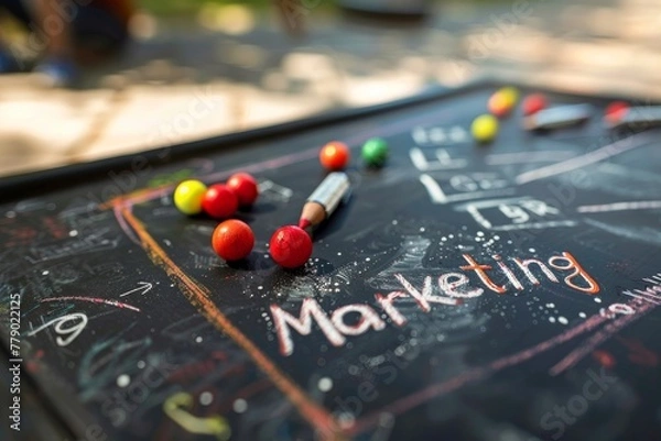 Fototapeta Enhancing Market Strategies with Strategic Media Analysis: How Demographic Insights and Media Research Shape Campaigns