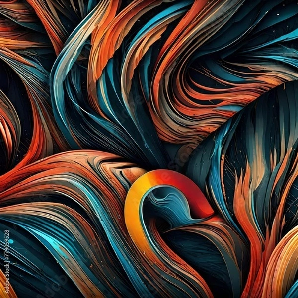 Fototapeta abstract pattern with lines