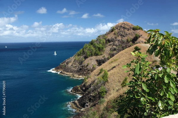 Obraz Pigeon Island, St. Lucia
