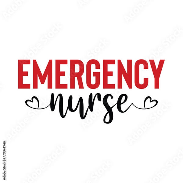 Fototapeta emergency nurse