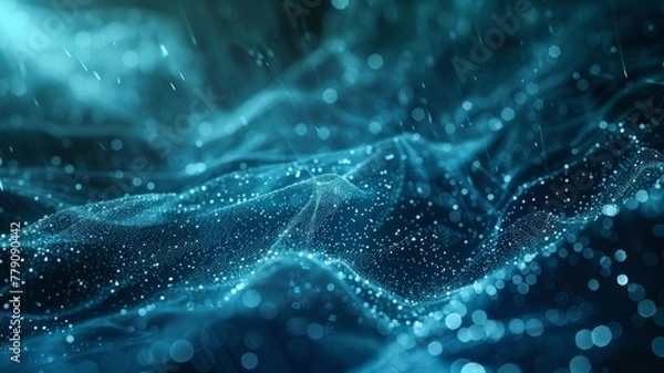 Fototapeta a background image with a sense of technology,