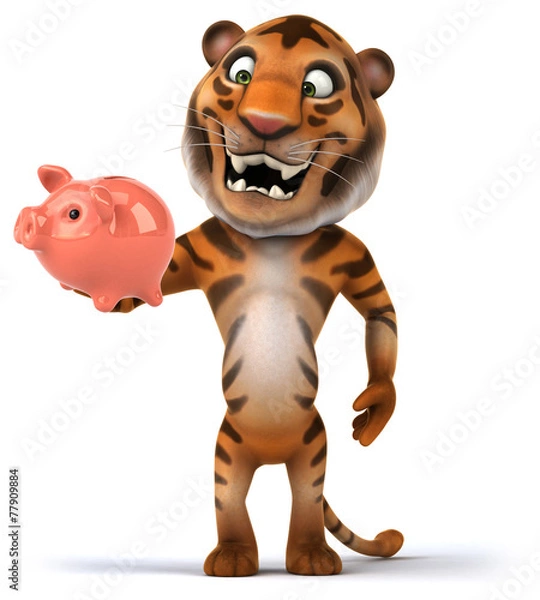 Fototapeta Fun tiger