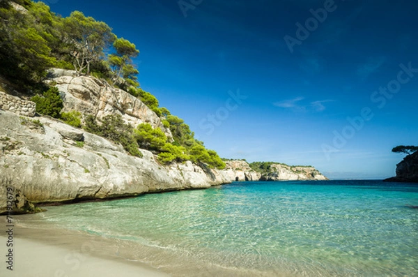 Obraz Cala Macarelleta, Menorca, Spain