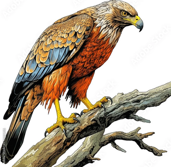 Fototapeta red tailed hawk