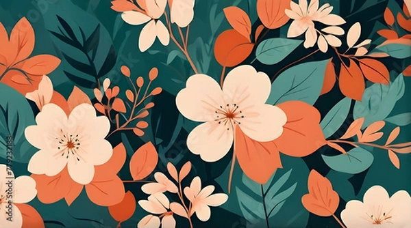 Obraz seamless floral pattern