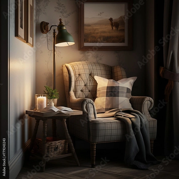 Fototapeta living room interior