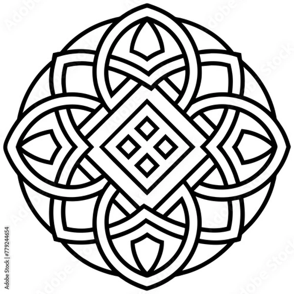 Obraz celtic knot vector