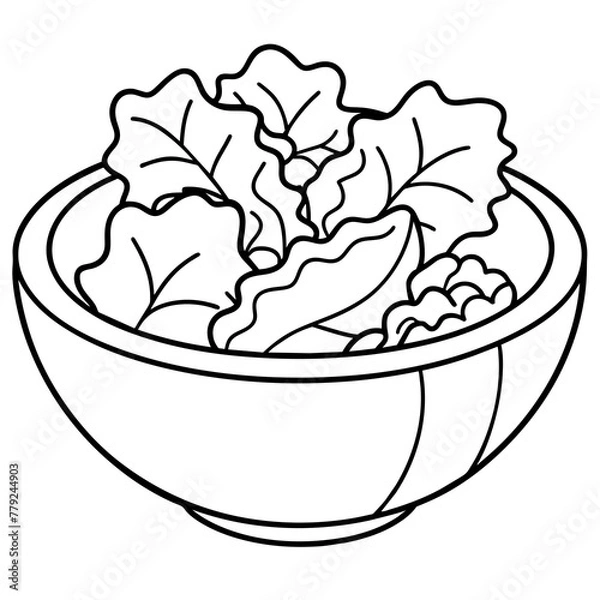 Fototapeta bowl of cabbage