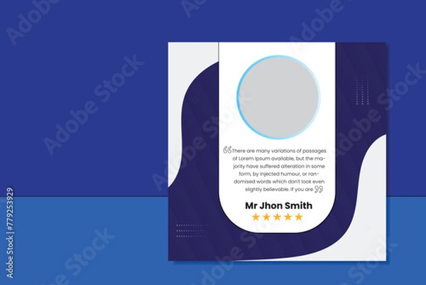 Fototapeta Five Star Clint Feedback best creative Design