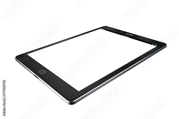 Fototapeta tablet on white background,tablet  illustration
