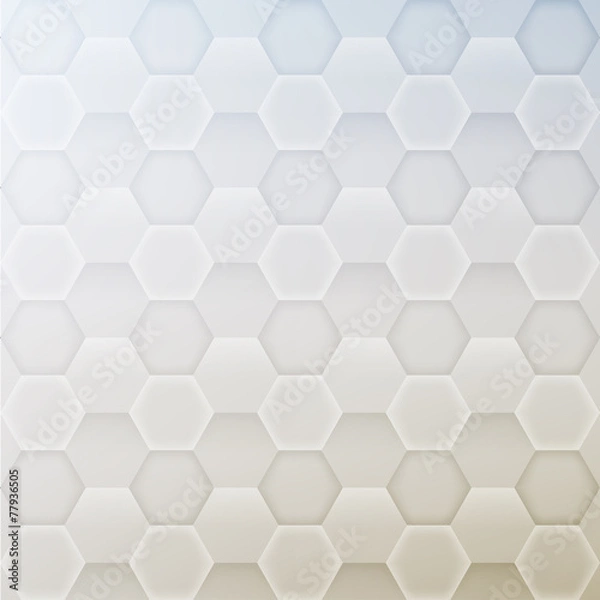 Fototapeta hexagonal background for your design. vector illustration