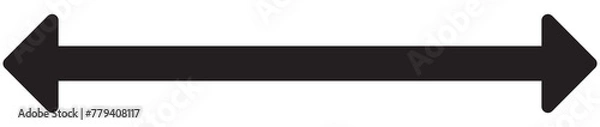 Fototapeta Arrow Long Icon | Arrows | Infographic Illustration | Direction Symbol | Pointer Logo | Up Sign | Isolated | Variations 11:11
