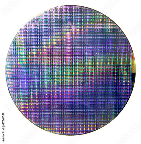 Obraz Computer silicon wafer