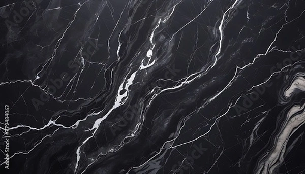 Obraz Dark grey slate like marble texture wall tile sample