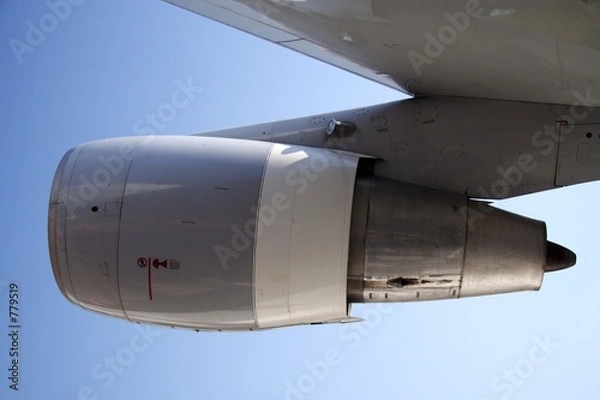 Fototapeta jet engine