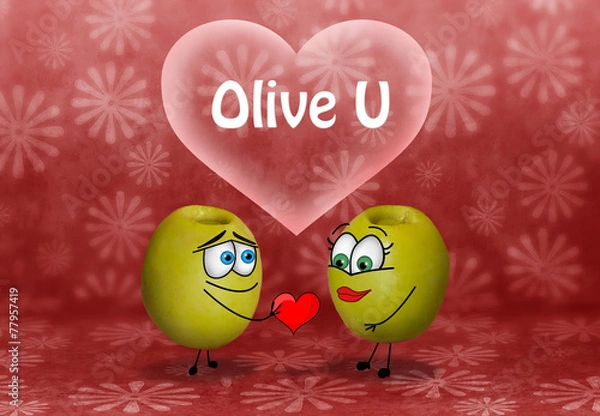 Obraz Aceitunas enamoradas