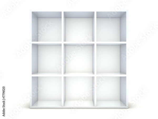 Obraz empty shelf