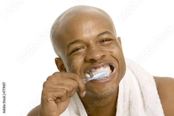 Fototapeta brushing teeth