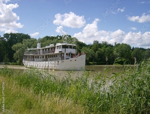 Obraz Passagierdampfer auf dem Goetakanal