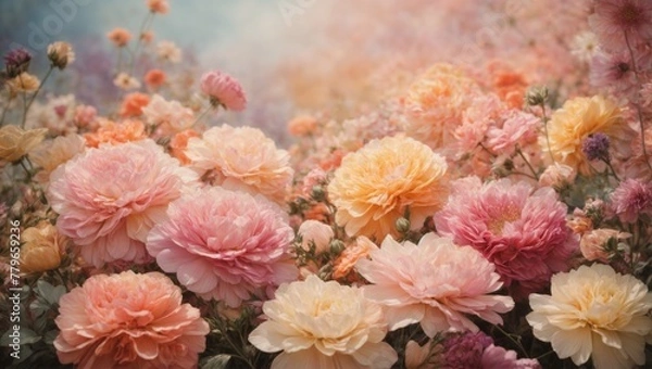 Fototapeta Roses landscape