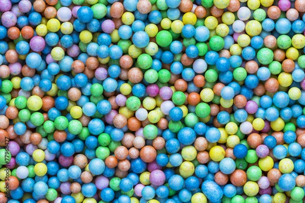Obraz colorful beads background