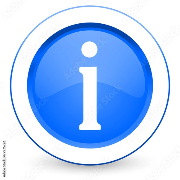 Fototapeta information icon
