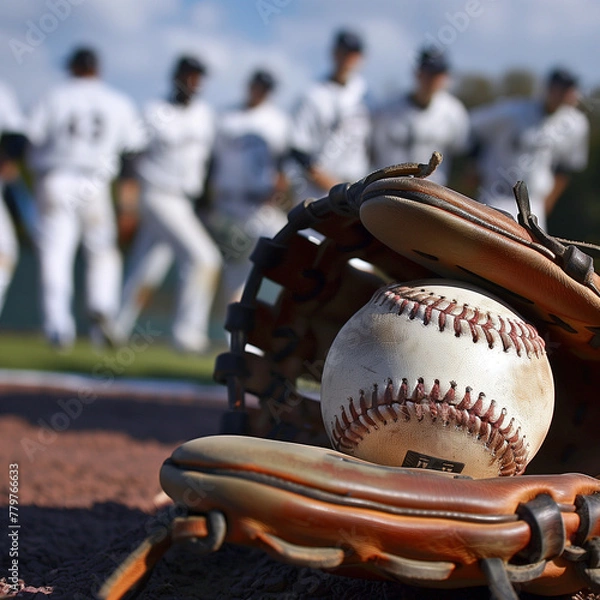 Obraz Baseball Game Day Focus