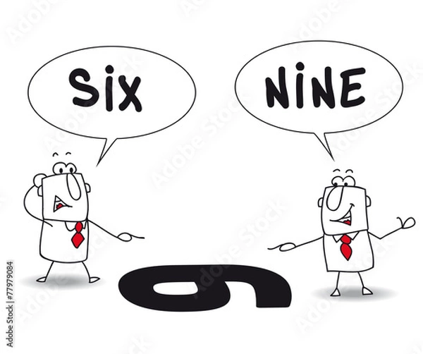 Obraz dwa punkty widzenia