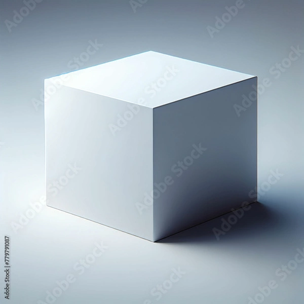 Obraz Ein weißer Kubus