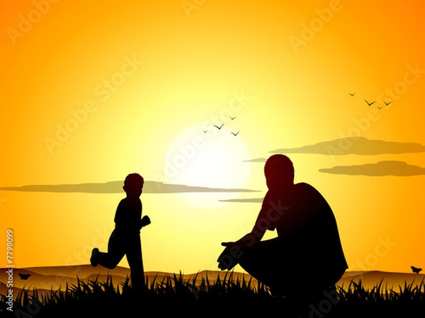 Obraz Father and son