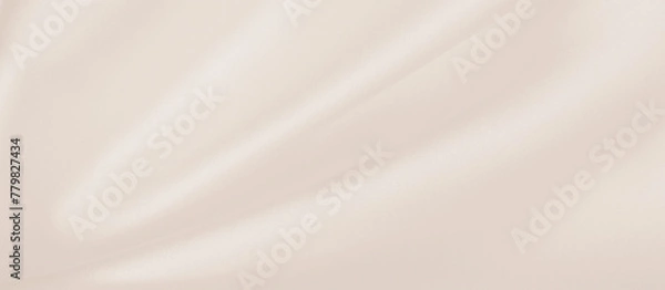 Fototapeta Smooth elegant golden silk or satin luxury cloth texture as wedding background. Luxurious background design. In Sepia toned. Retro style