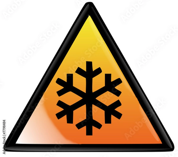 Fototapeta danger froid