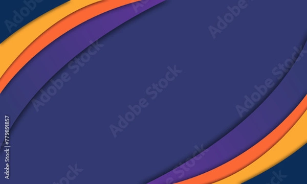 Fototapeta Colorful abstract background with copy space, vector illustration.