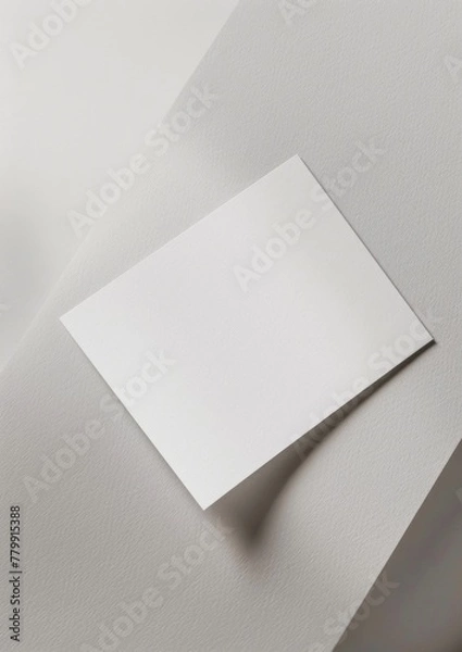Obraz flat card mockup, mockup blank