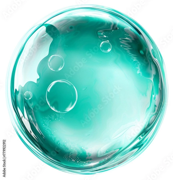 Fototapeta Abstract Spherical Bubble Structure	